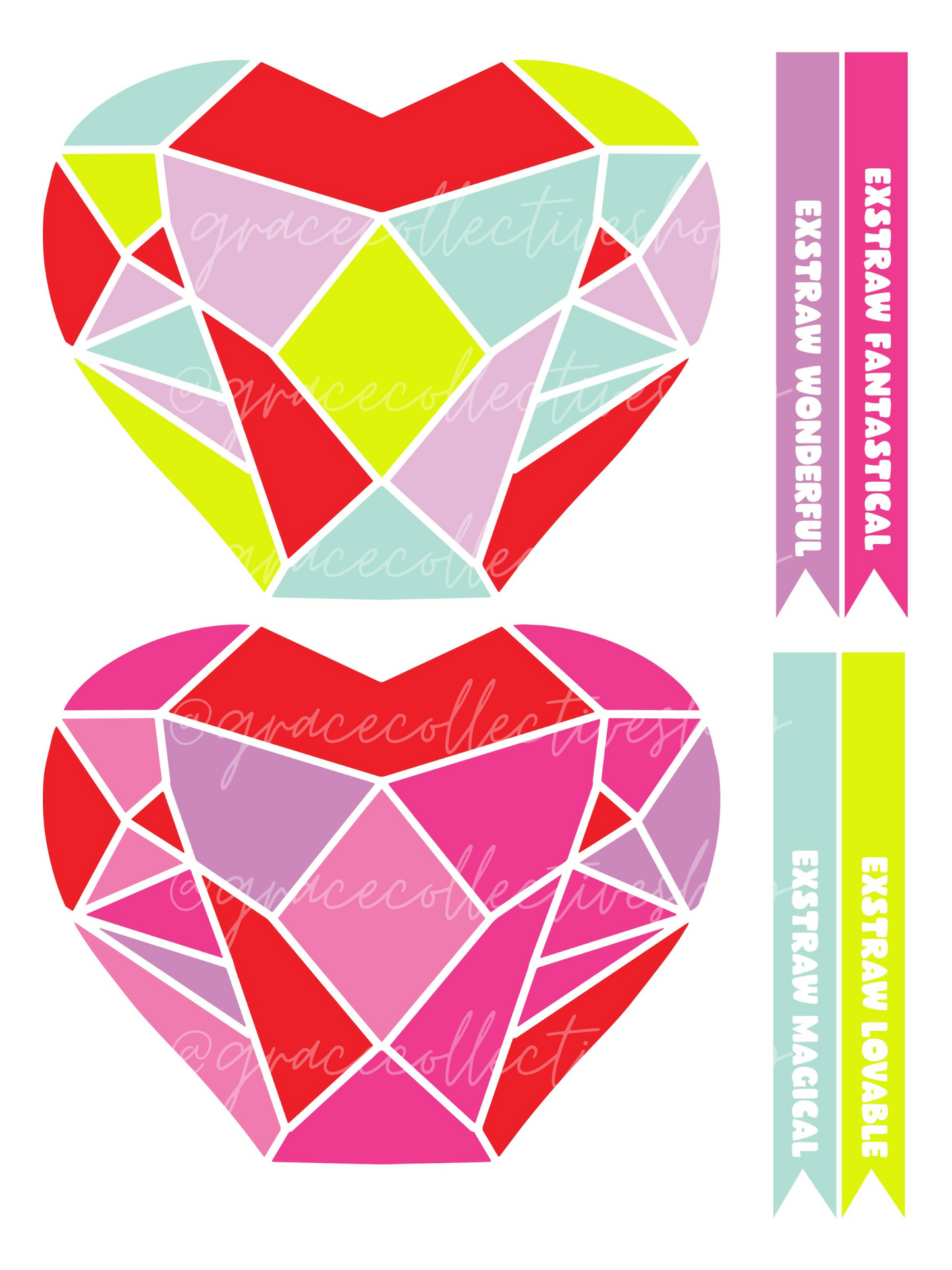 Heart Deco | Printable Set