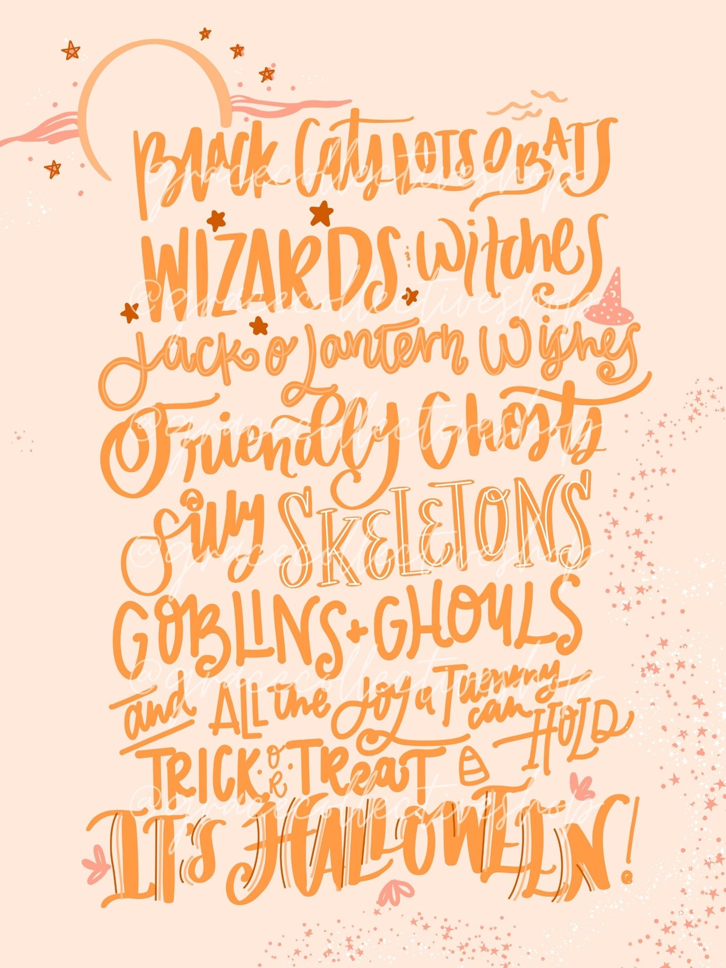 It's Halloween (Multiple Colorways) | Art Print
