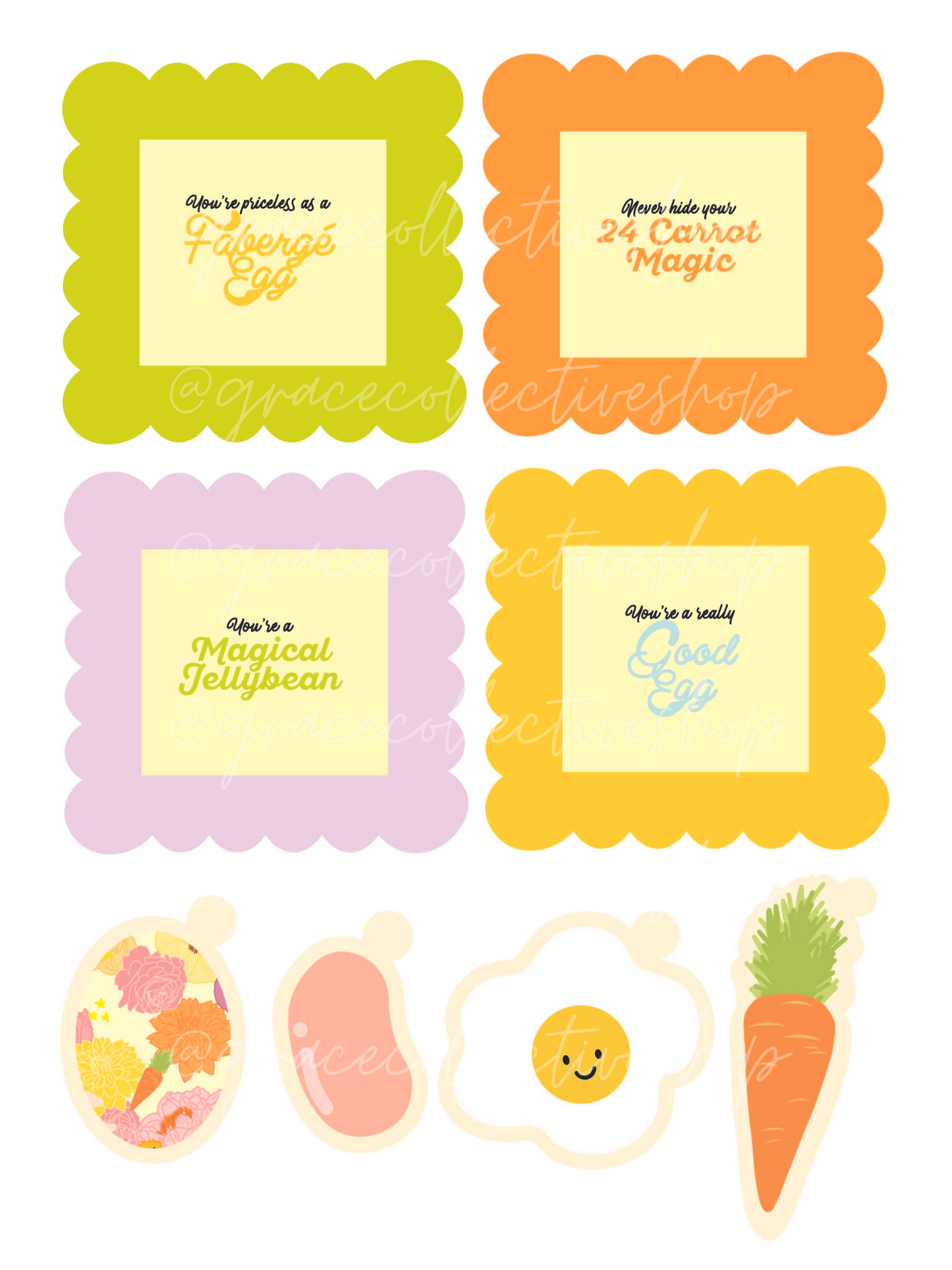 Easter Tags + Flags 23 | Printable Set