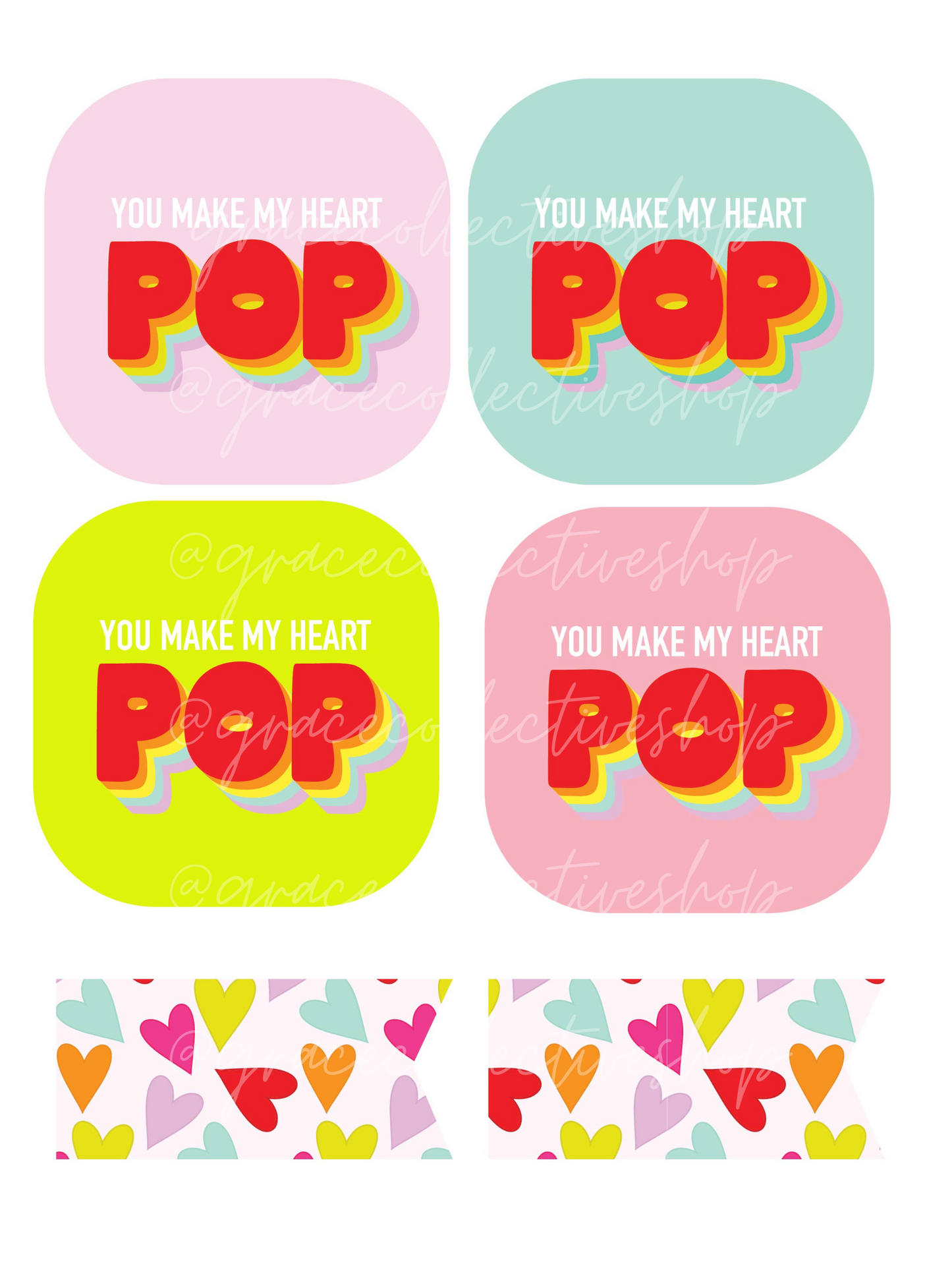 Heart Deco | Printable Set