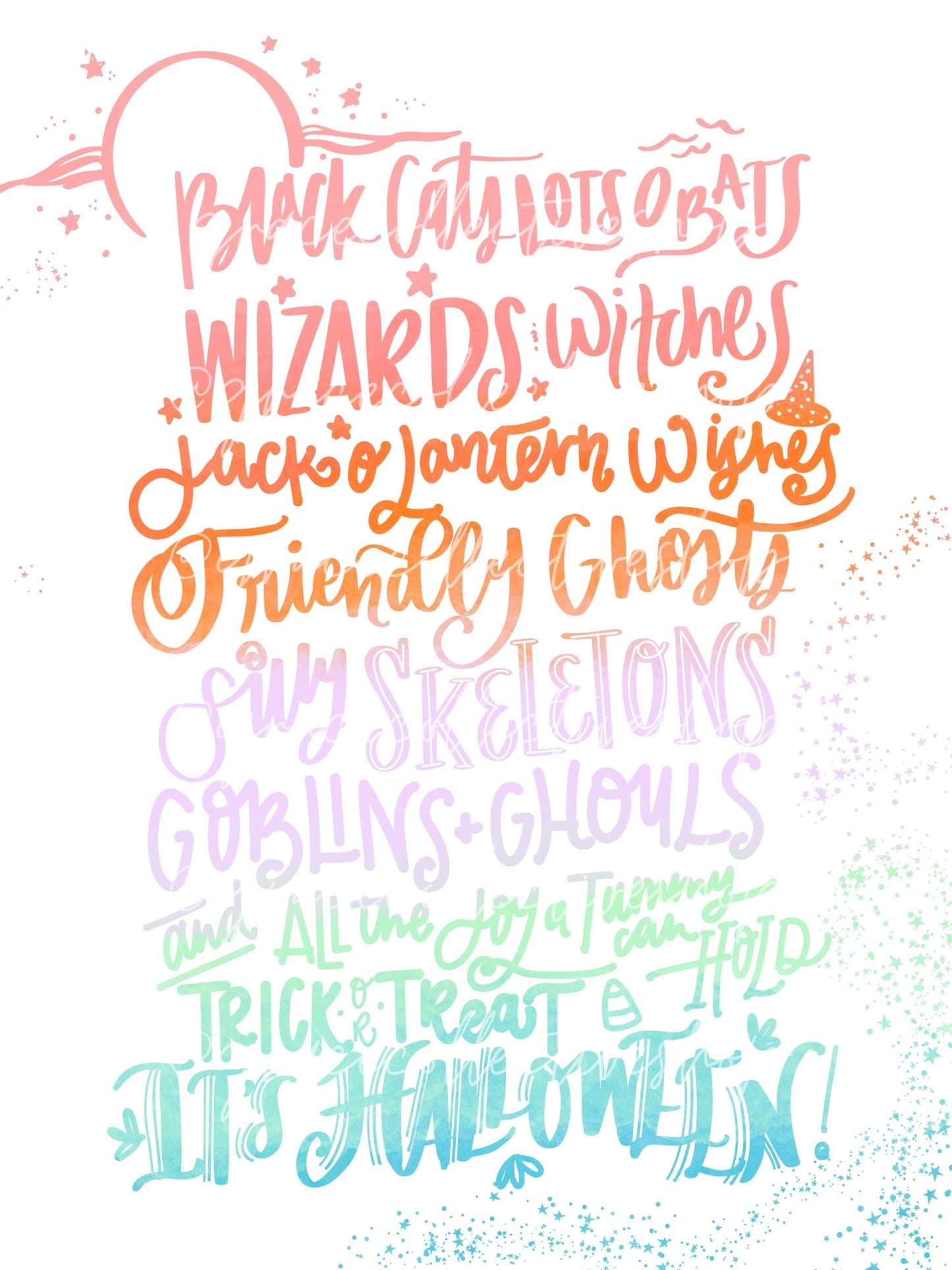 It's Halloween (Multiple Colorways) | Art Print