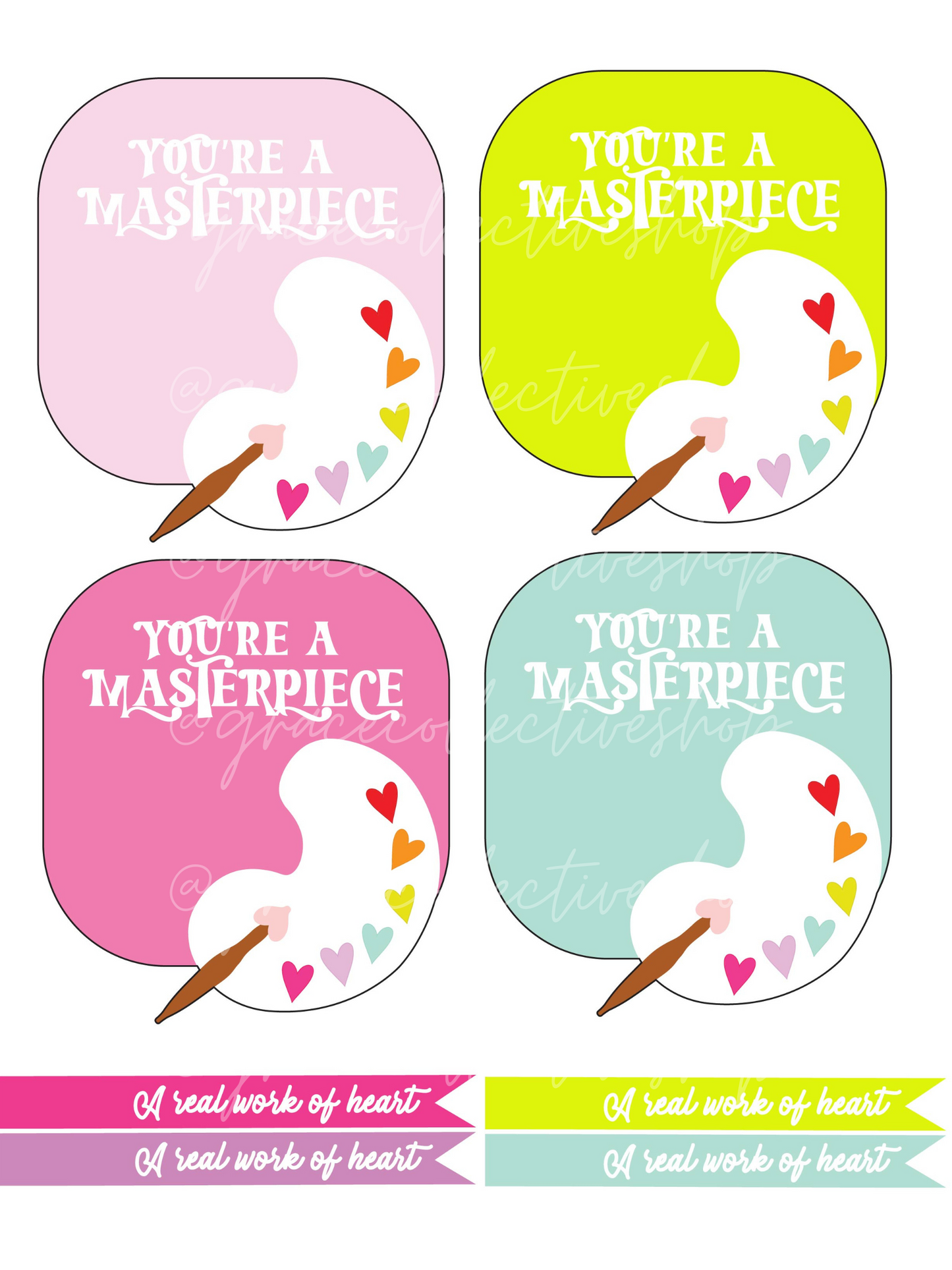 Heart Deco | Printable Set