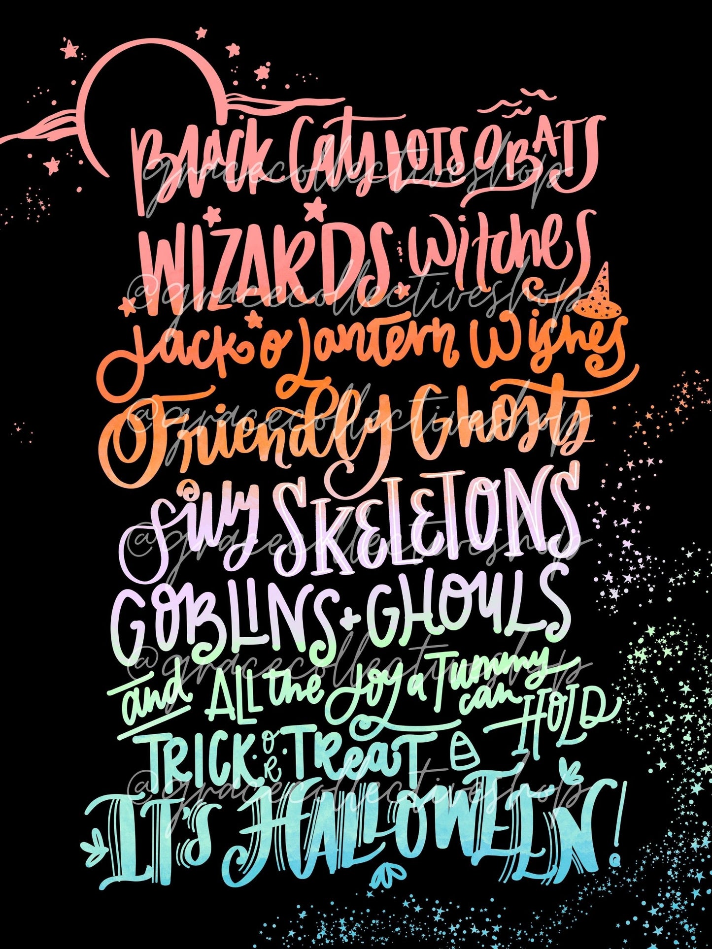 It's Halloween (Multiple Colorways) | Art Print