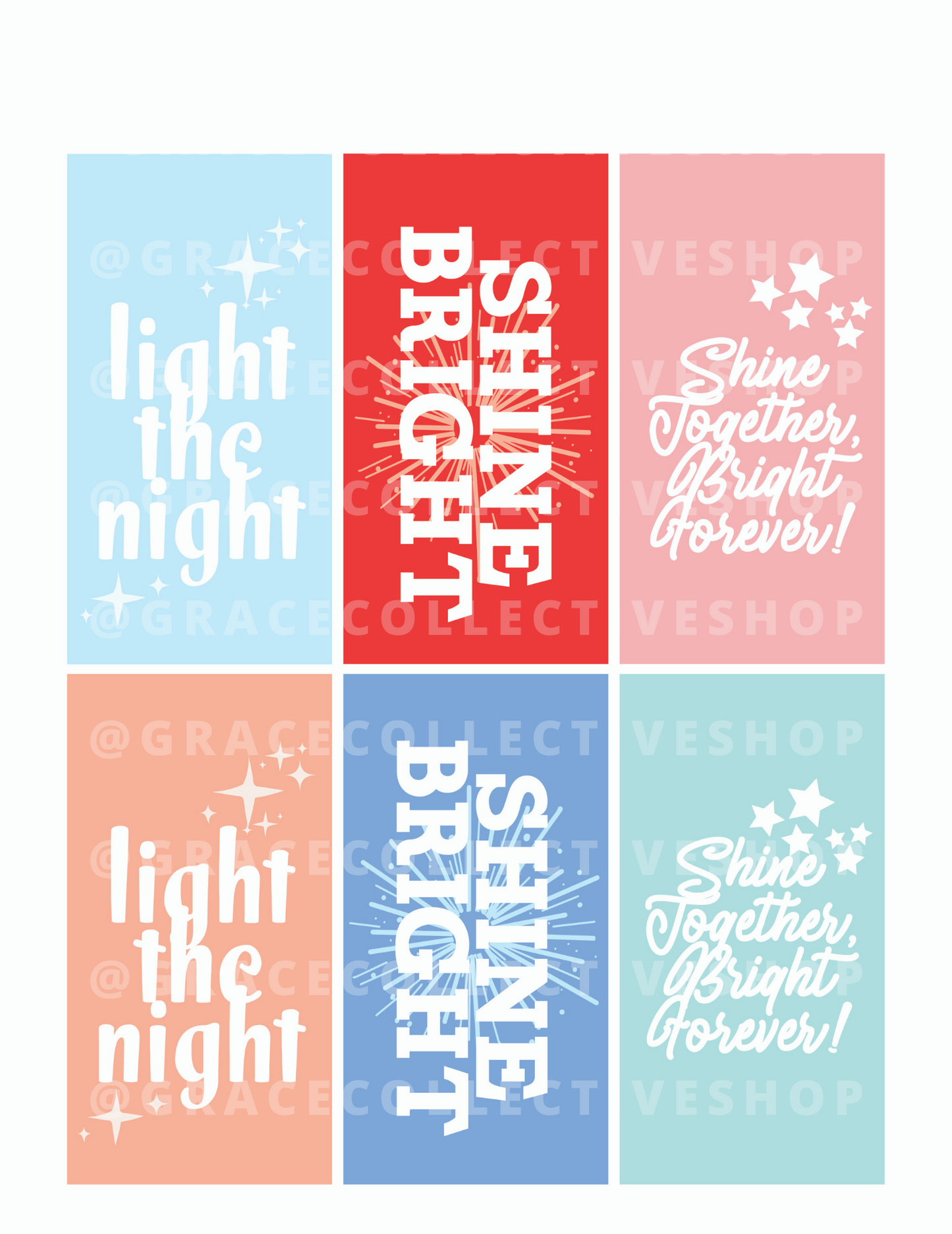 America, I Love You | Fourth of July Printable Party Set