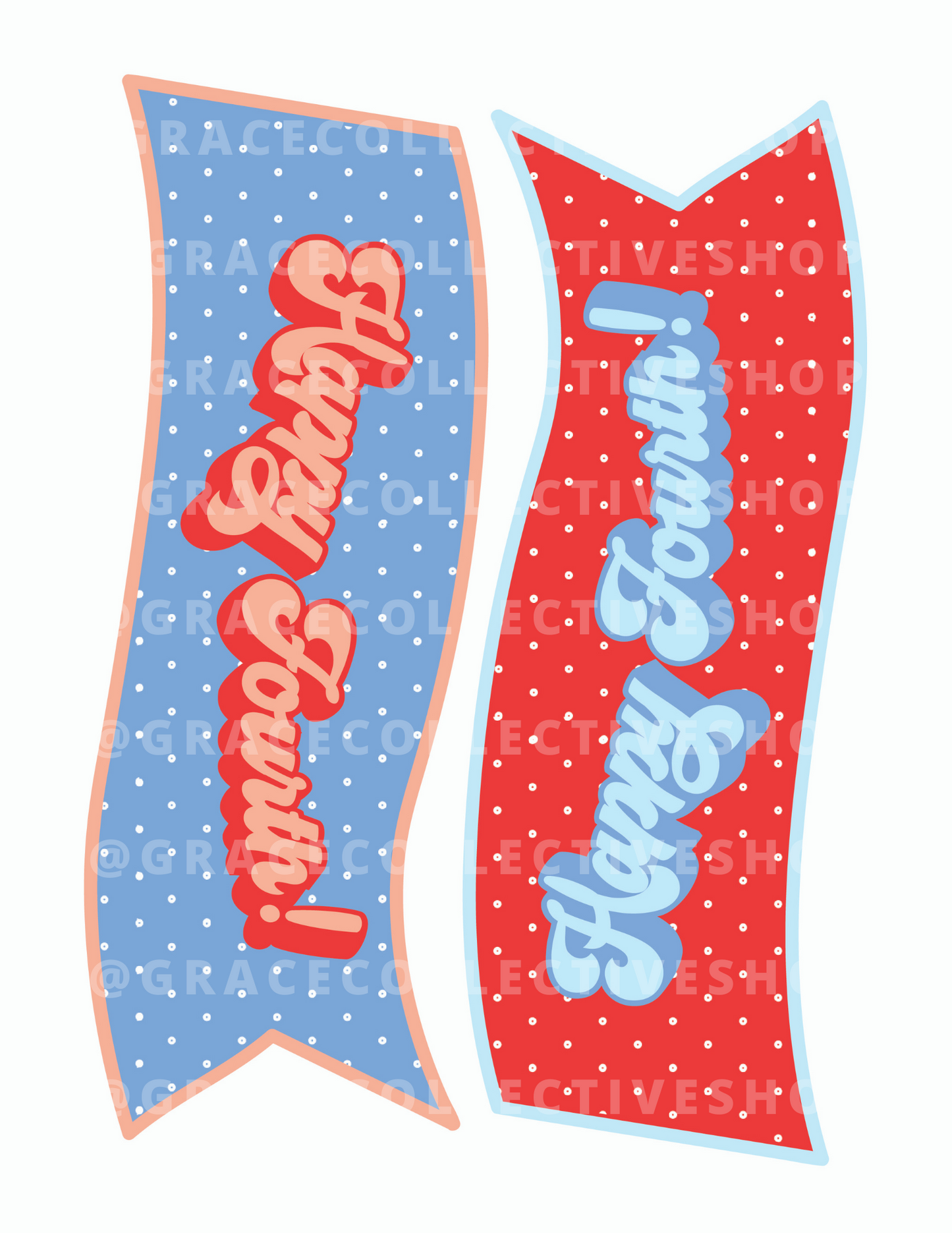 America, I Love You | Fourth of July Printable Party Set