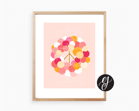 Boho Wreath | Printable Art