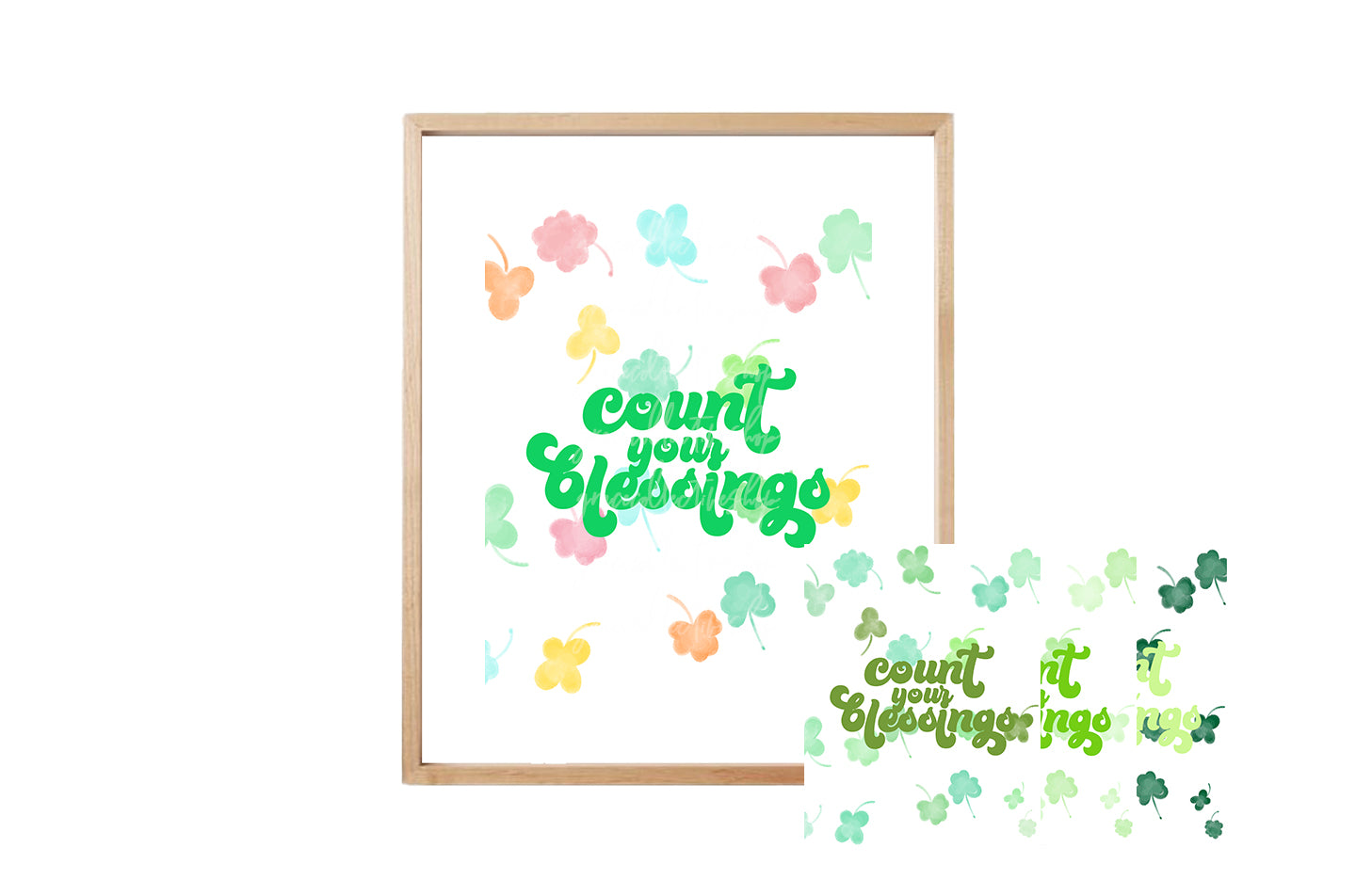 Count Your Blessings | St. Patrick's Day Printable Art