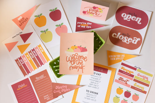 Apple Stand | Printable Activity Set
