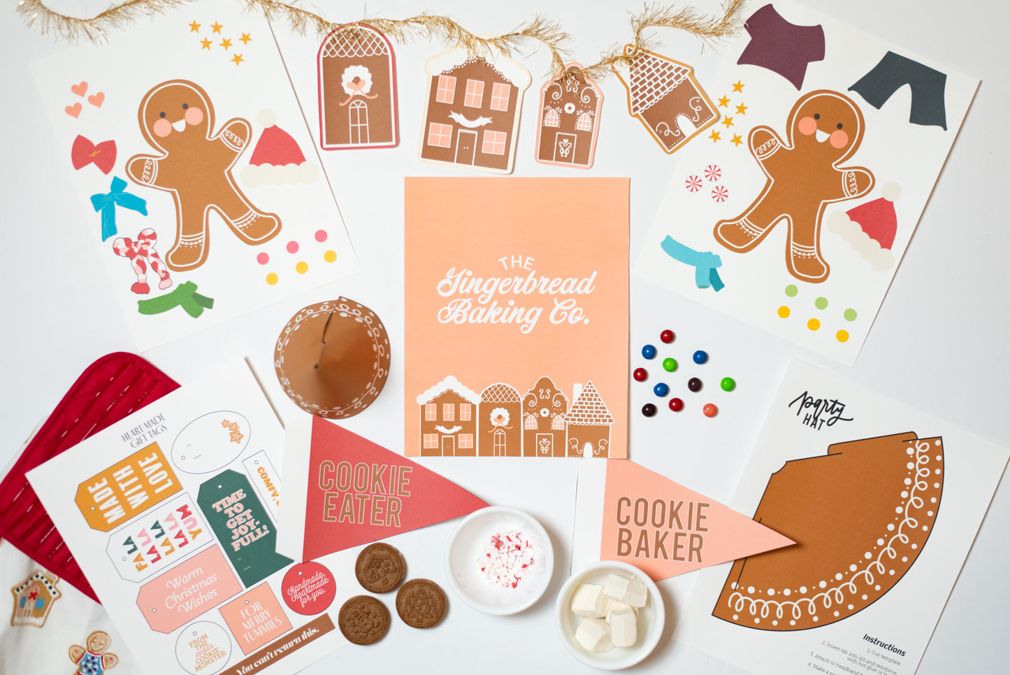 Gingerbread Baking Co. | Conjunto de actividades imprimibles