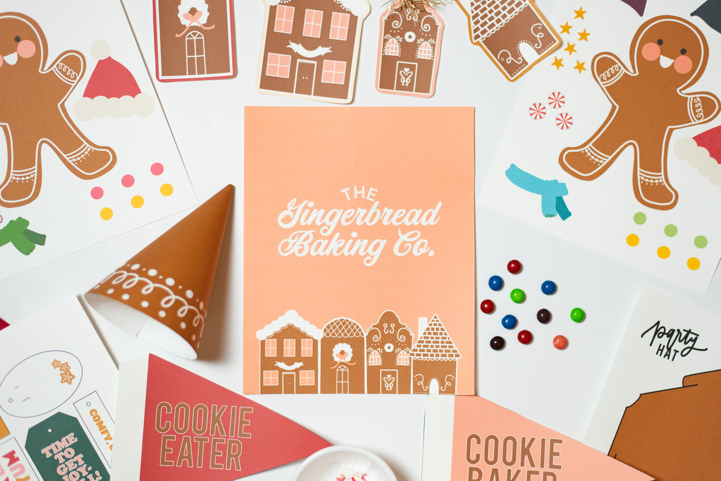 Gingerbread Baking Co. | Conjunto de actividades imprimibles