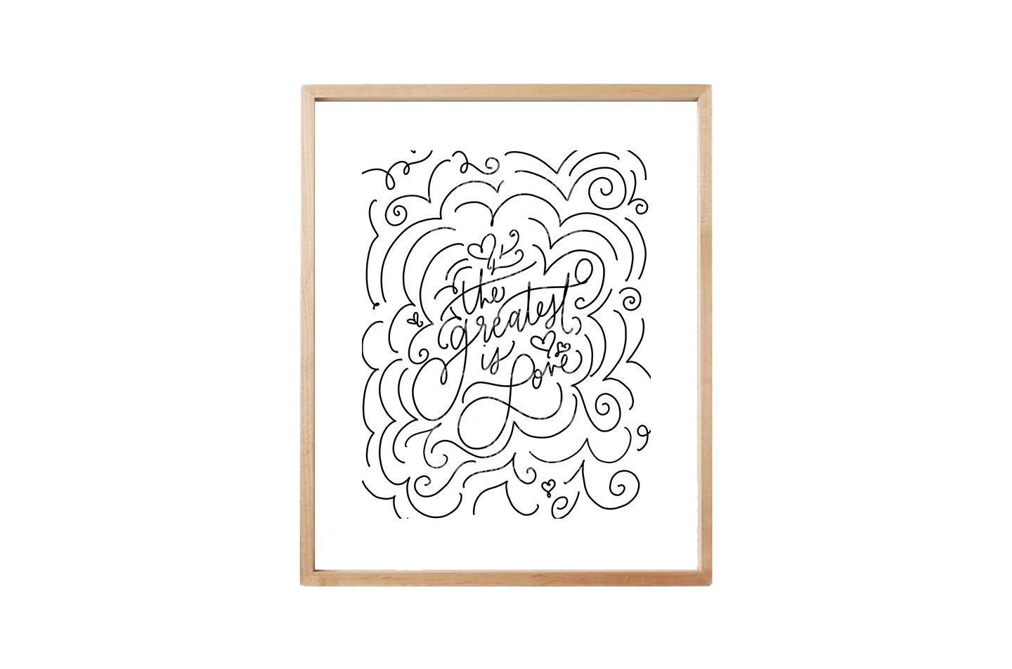 The Greatest is Love | Printable Art