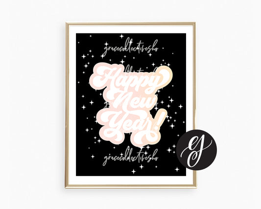 Happy New Year | Printable Art