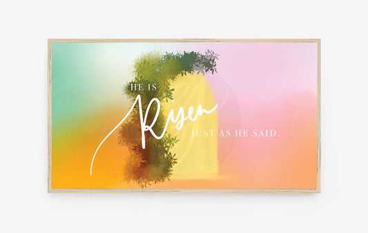 He is Risen | Frame TV Art