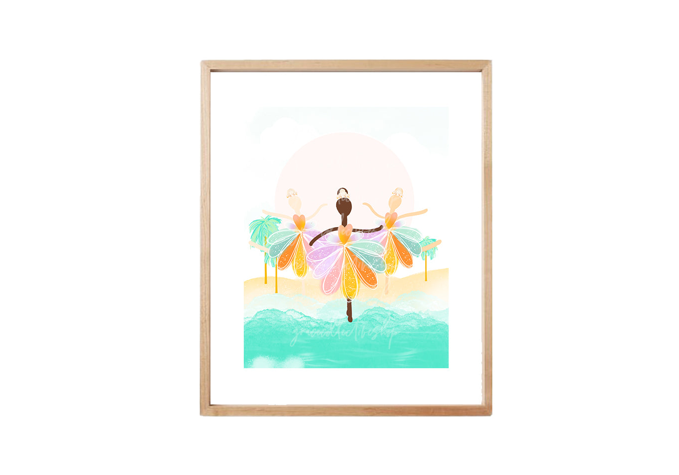 Concha de bailarina del sol | Arte imprimible