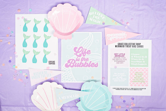 Life is the Bubbles | Printable Party Set