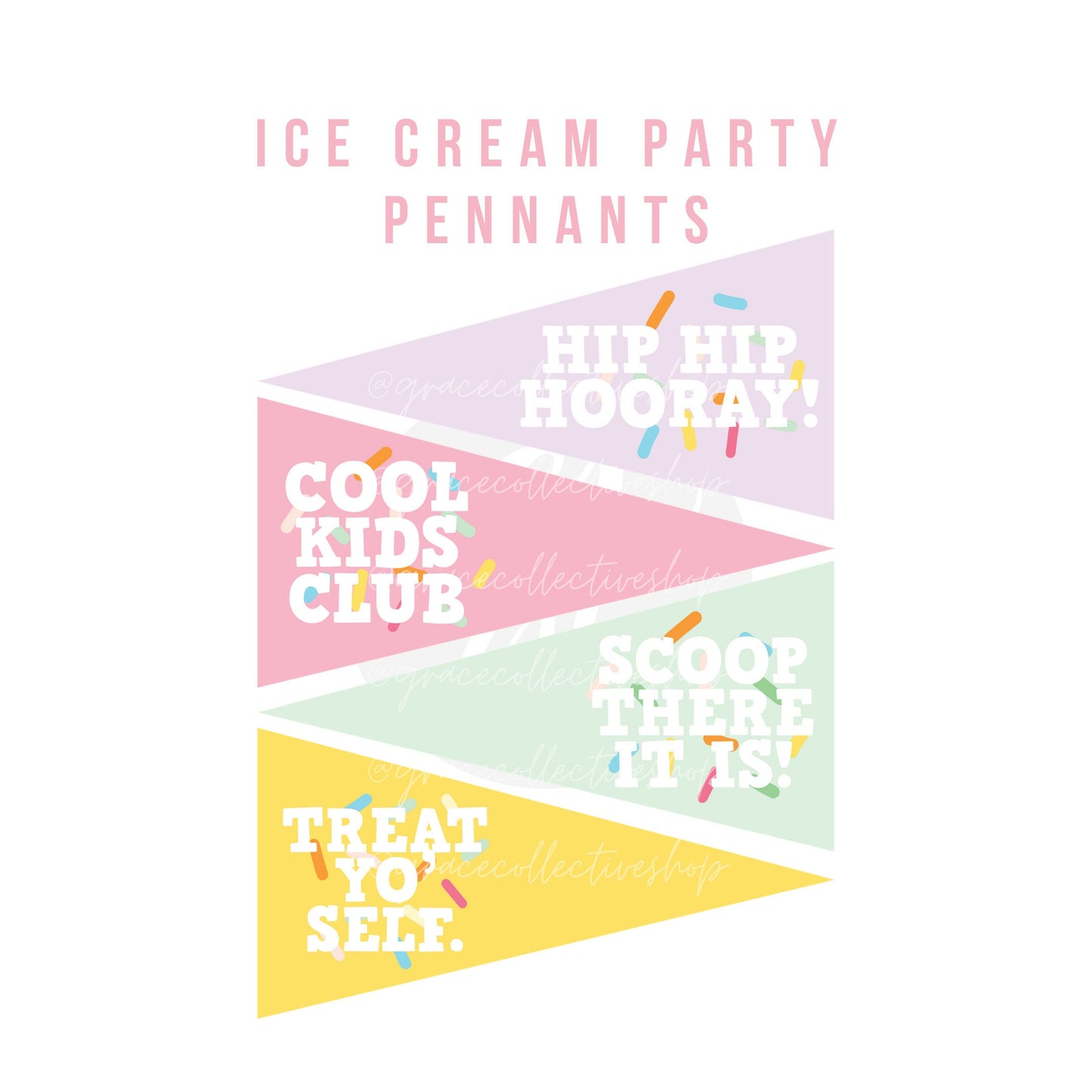 Ice Cream | Printable Party Set