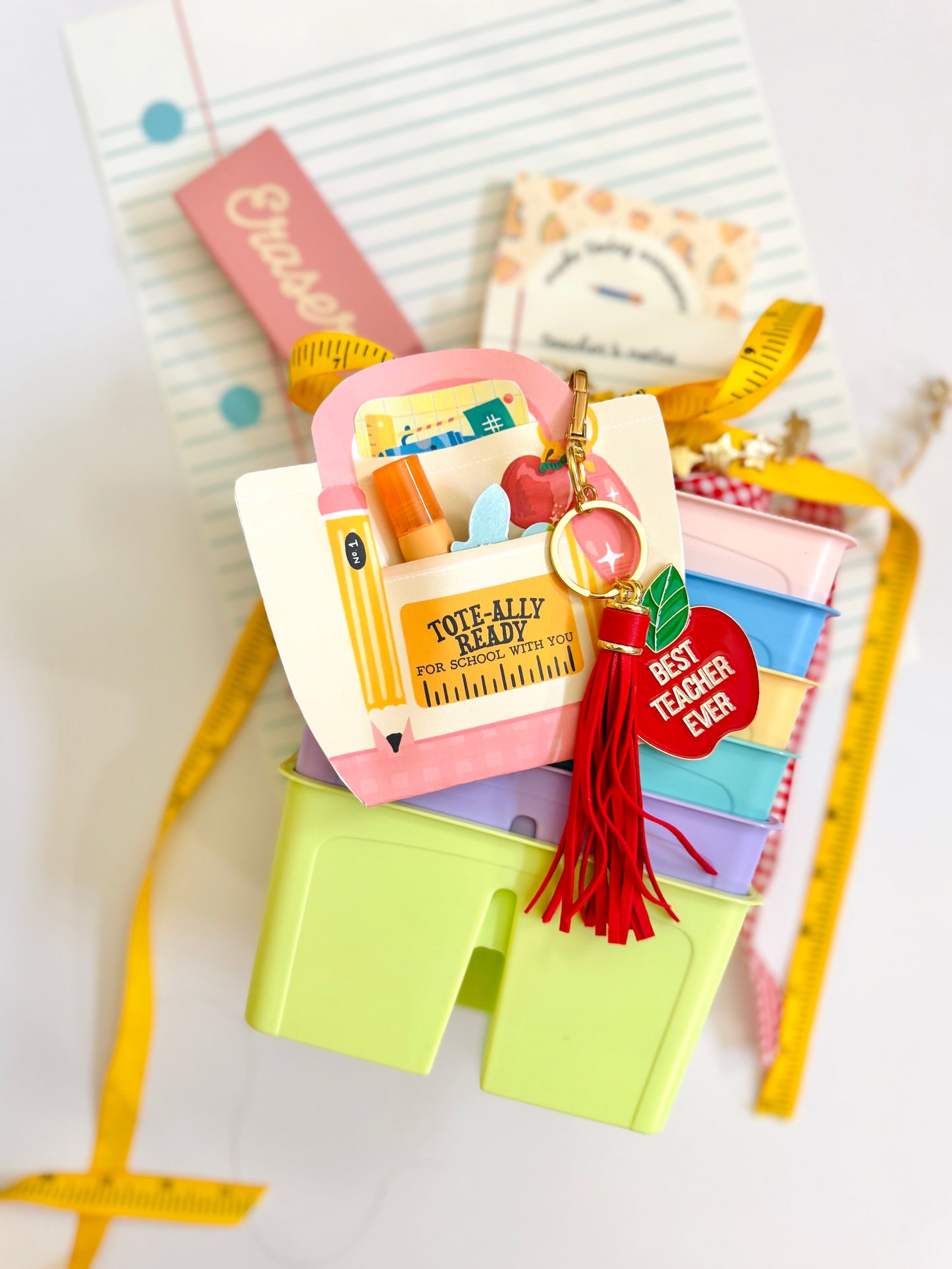 Totally Excited for the School Year Tote Gift Card Holder – Printable