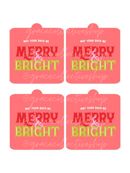 Merry + Bright | Set imprimible para fiestas navideñas