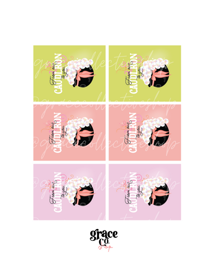 Kit imprimible para fiesta de Halloween en colores pastel