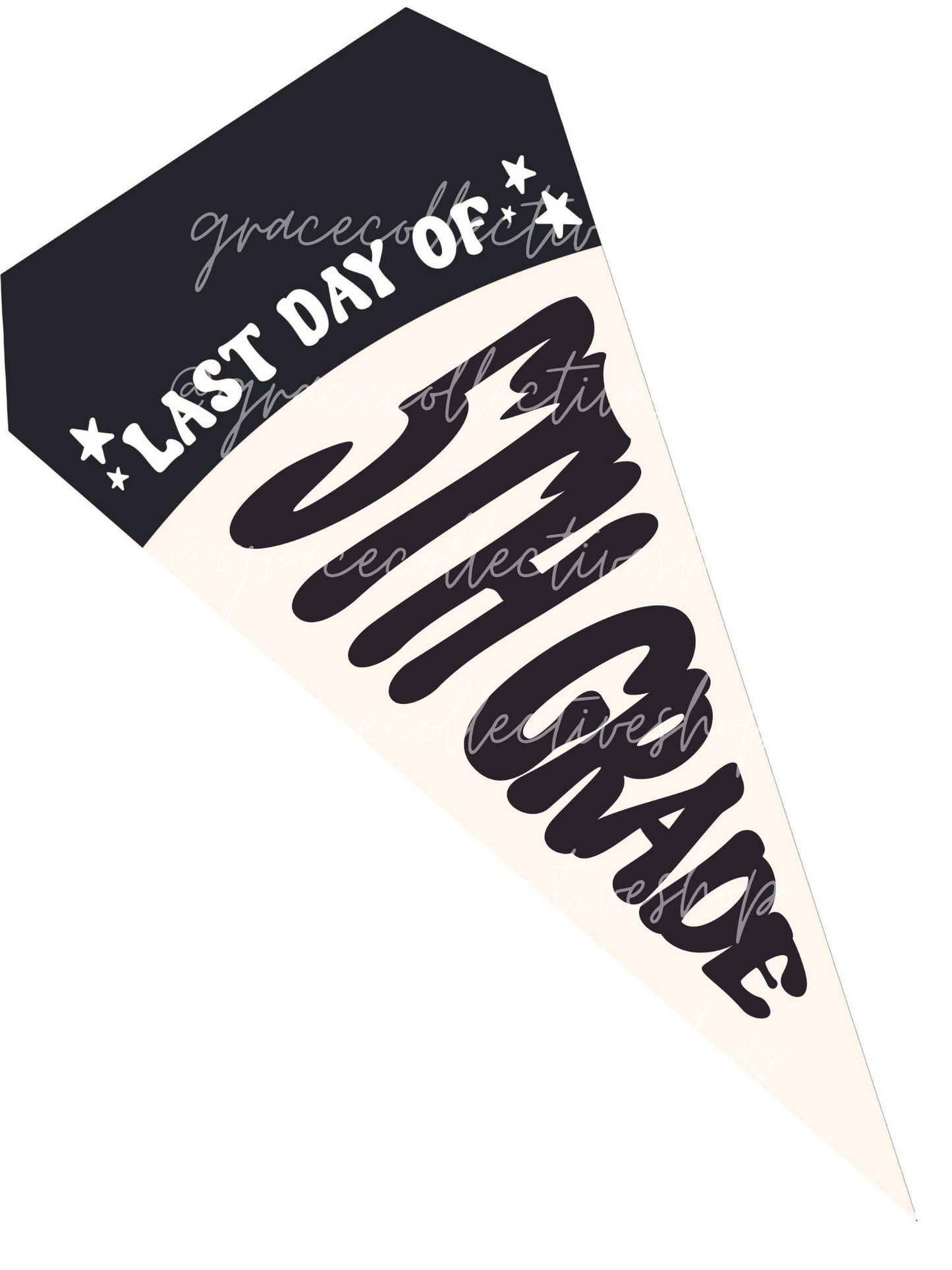 Last Day of School Classic | Pennant Printable Set