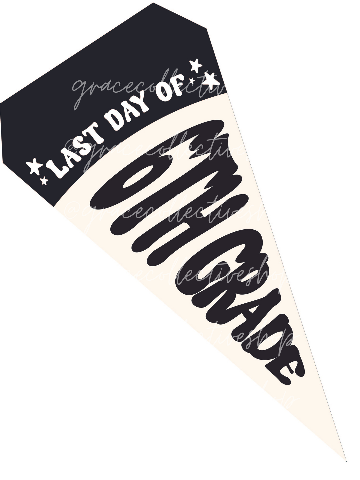 Last Day of School Classic | Pennant Printable Set