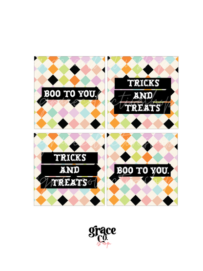 Kit imprimible para fiesta de Halloween en colores pastel