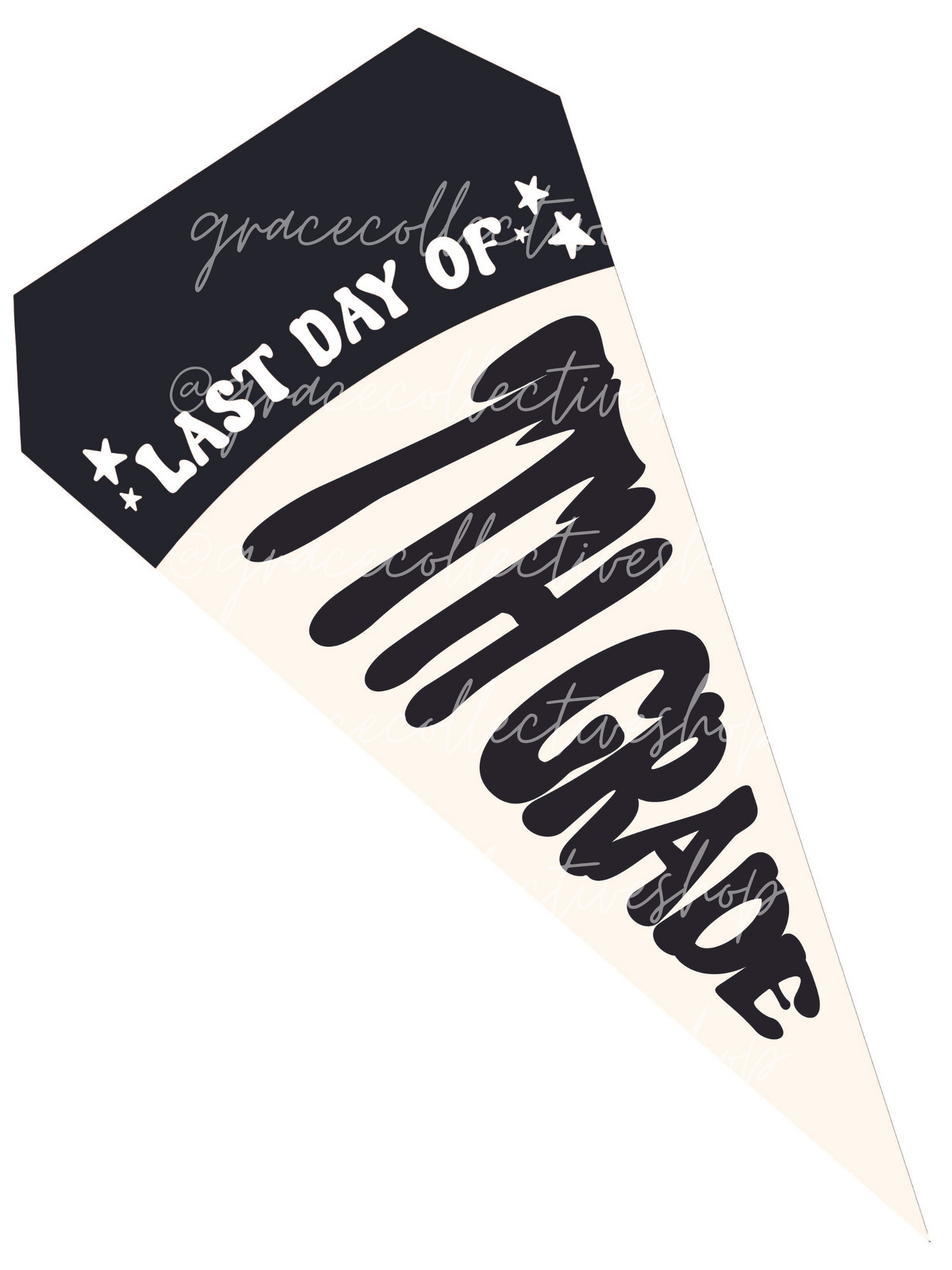 Last Day of School Classic | Pennant Printable Set