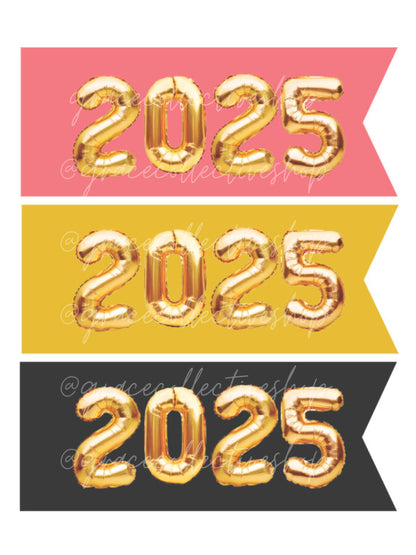 New Years 2025 | Printable Party Set