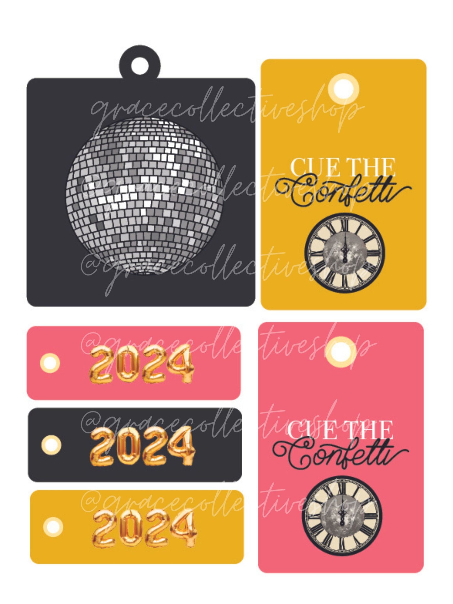 New Years 2024 | Printable Party Set