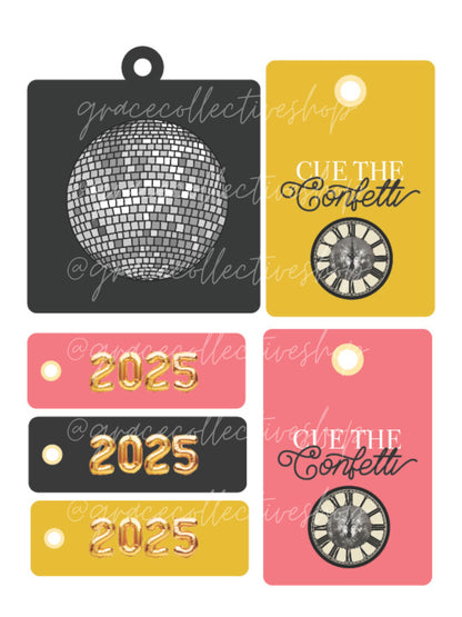 New Years 2025 | Printable Party Set