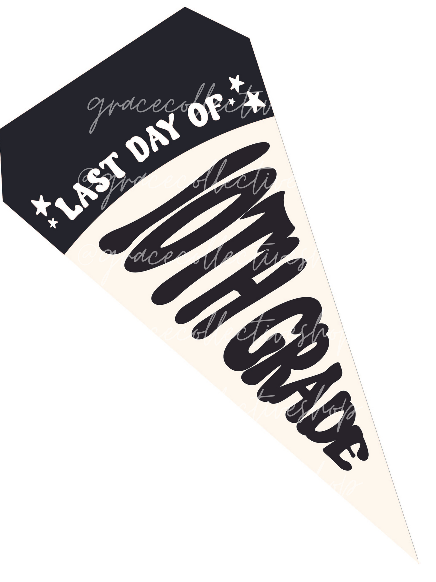 Last Day of School Classic | Pennant Printable Set