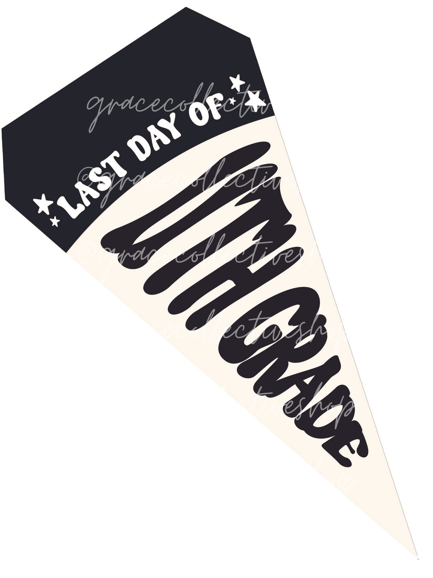 Last Day of School Classic | Pennant Printable Set