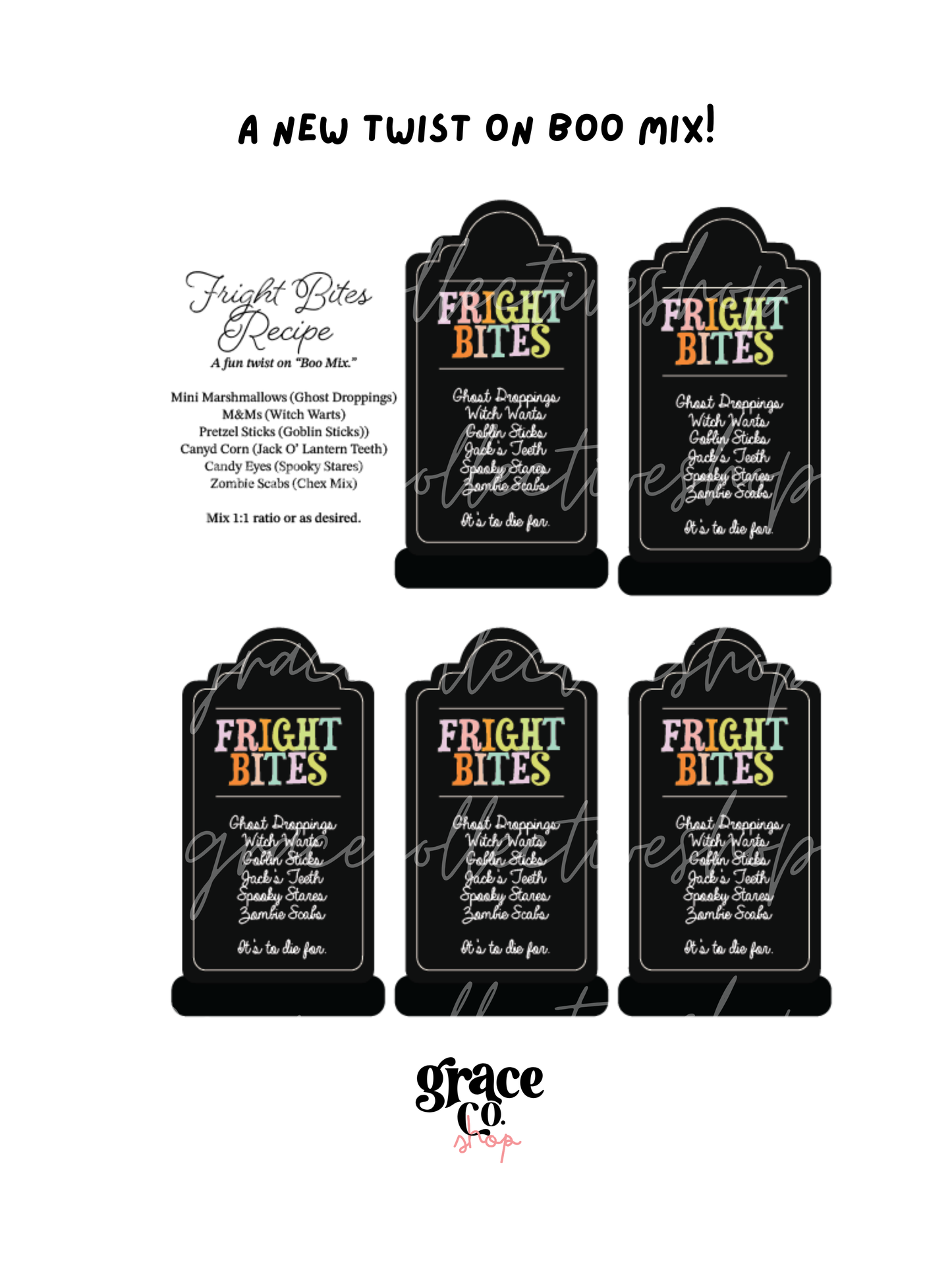Kit imprimible para fiesta de Halloween en colores pastel