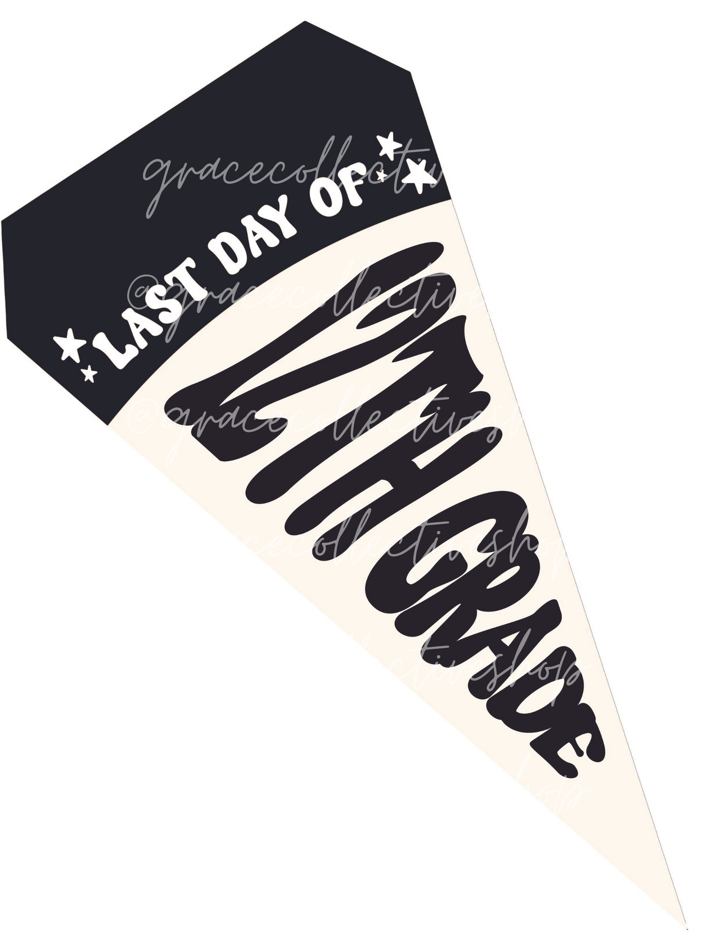 Last Day of School Classic | Pennant Printable Set