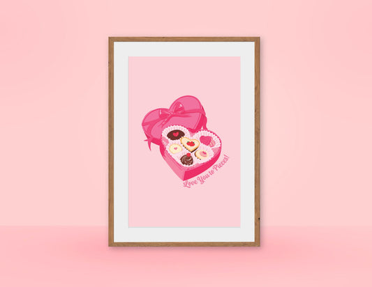 Love You To Pieces | Valentine Printable Art