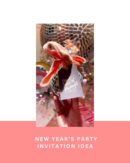 Editable New Years Eve Invitation Tag | DIY Template