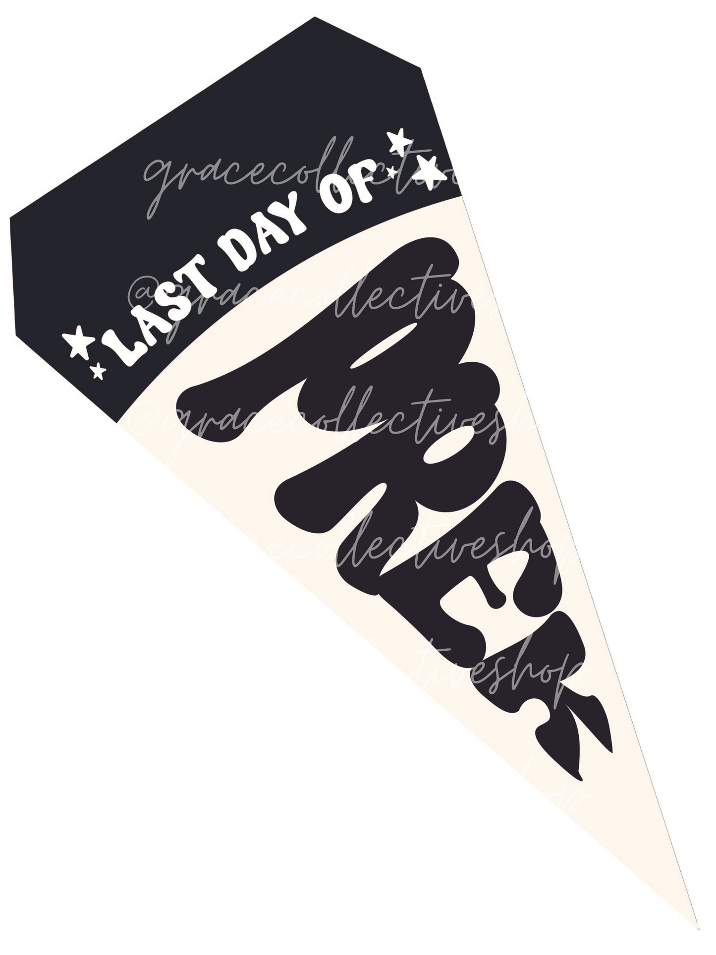 Last Day of School Classic | Pennant Printable Set