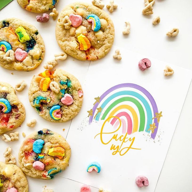 Lucky Us Rainbow Printable Art