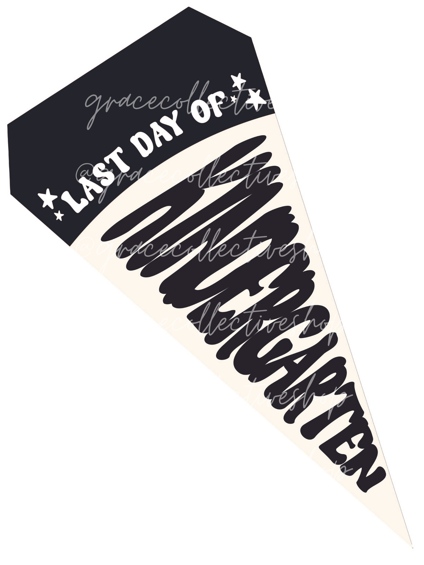 Last Day of School Classic | Pennant Printable Set