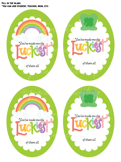 Lucky + Charmed | Printable Party Set