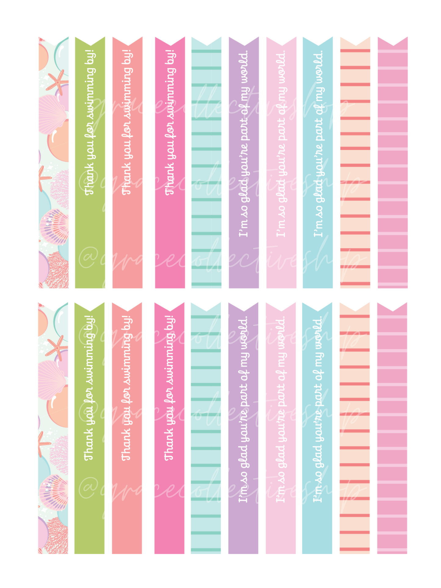 Mermaid | Printable Party Set