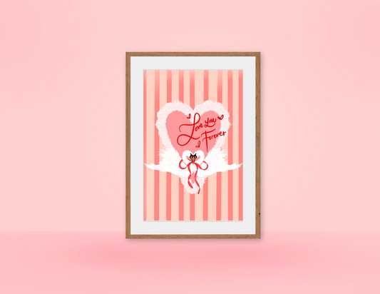 Love You Forever | Valentine Printable Art