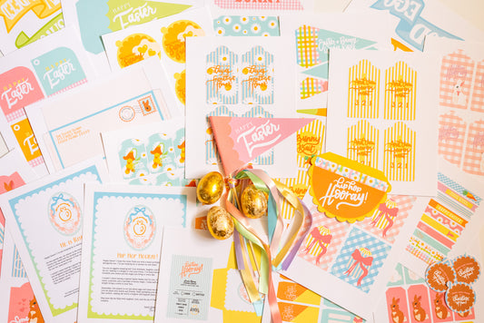 Easter Tags + Flags 24| Printable Set