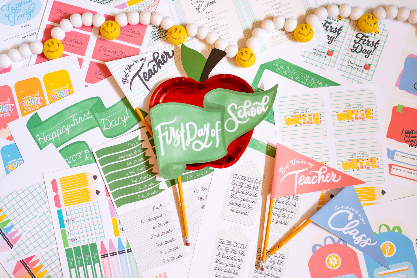 Schoolhouse Back to School | Printable Party Set