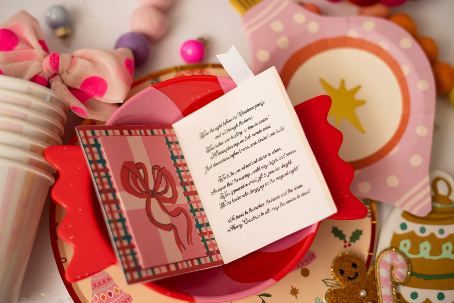 Twas the Night Before the Christmas Party Host/Hostess Version | Printable Christmas Gift Card Holder