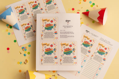 Ready Confetti Printable Tags | Collab with @occasionsbyshakira