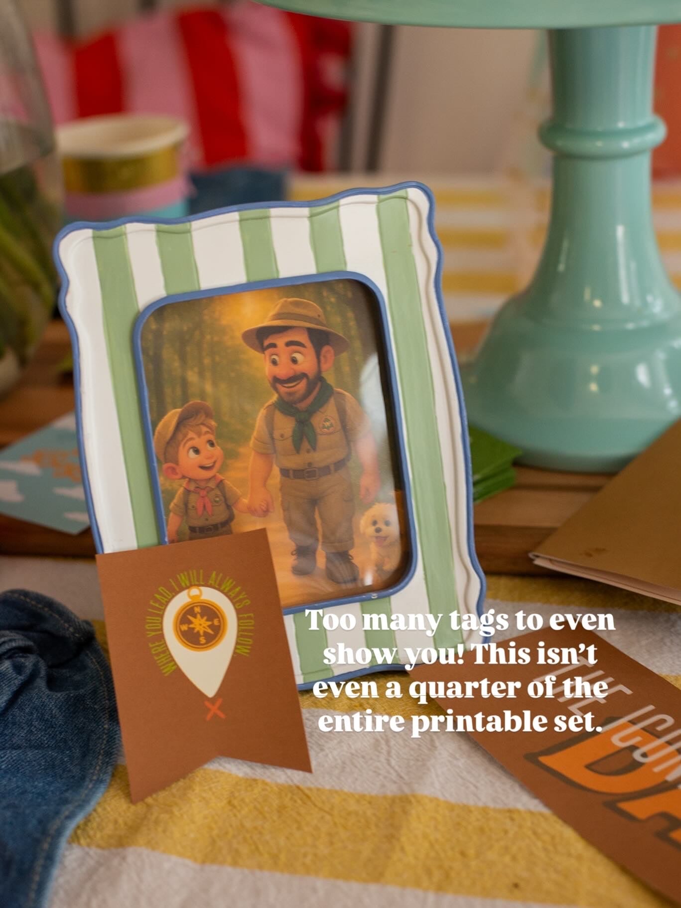 Father's Day Adventure Theme | Printable Party Set