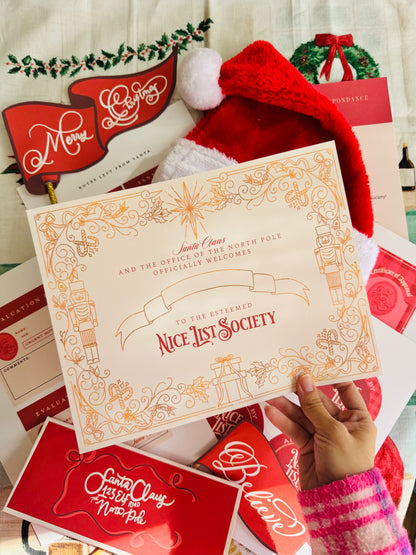 Vintage Santa Tradition Set | Printable Activity Set