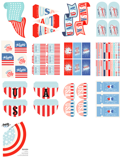 God Bless the USA| Activity Set