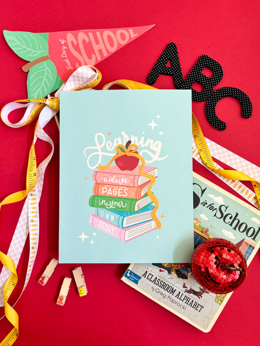 Learning Unlocks Pages in your Story | Printable Art